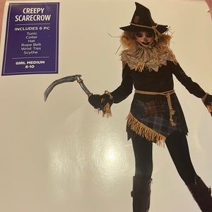 Girls creepy scarecrow costume